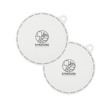 Syracuse 電磁爐保護墊 圓形 符號 灰色, 2個