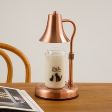Candle Department Store 寵物除臭大豆蠟燭+融燭燈, 銅（溫暖）