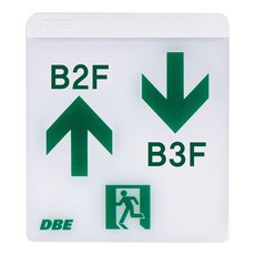 DBE LED樓梯導向燈 左上B2F 右下B3F, 1個