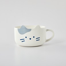 Butter Shop Happy Day多功能麵碗 Milk Cat款, 1個, 白色