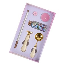 Bellian 花朵封蠟印章組, 1套, 象牙白 + 象牙白