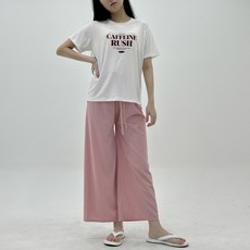 안다로미 여성용 퓨렌지 반팔 티셔츠