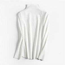 스타 코튼 벨벳 임부 긴팔 목티셔츠