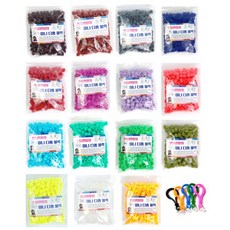 Petit & Mom 變形塊筆芯 8mm 15 種 + 袋鉤 5p + 設計, 混色