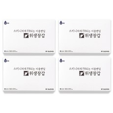 WINK 塑膠手套 50入, 4盒, 50件