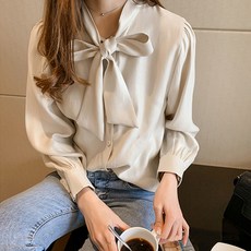 LUNA GIRL Needs 蝴蝶結長袖襯衫