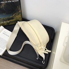 아필코 심플 여행 힙색 크로스 슬링백