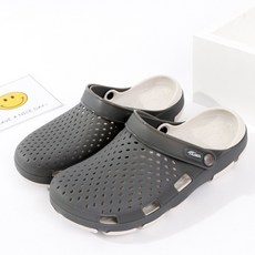 Hansbi軟綿綿輕量涼鞋, 灰色, 260