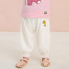 milkmile 兒童海豚褶皺涼感哈倫褲