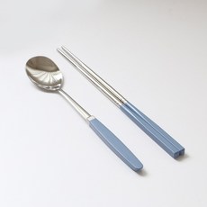 소소모소 컬러 수저 세트, 블루베리, 단일옵션, 1세트