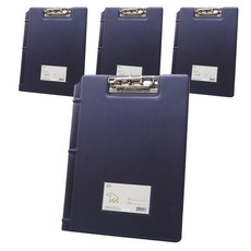 報告文件夾 大 A4 HB517, 藍色, 4個