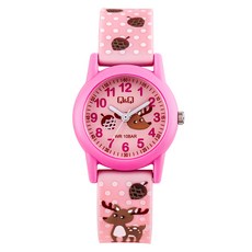 Q&Q兒童聖誕兒童節生日禮物兒童防水性格益智手錶