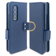 EXCCI 卡貝斯指環扣書本式皮革卡夾錢包手機殼