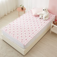 한일의료기 캐치티니핑 2in1 카본탄소매트 전기요 HI-2025S, 토퍼핏 하츄핑 핑크, 슈퍼싱글(110 x 200 cm) 토퍼핏 하츄핑 핑크, 슈퍼싱글(110 x 200 cm)