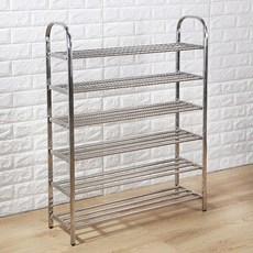 可組裝不鏽鋼鞋櫃 66cm, 銀色, 1個