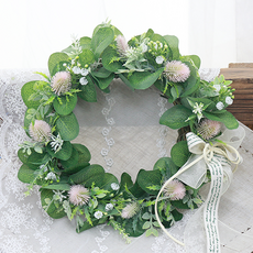 人造千日菊花環, 淺粉色