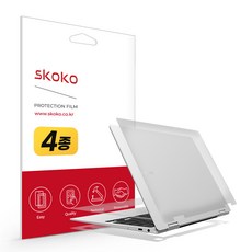 SKOKO Galaxy Book 2 Pro 360筆電外殼保護膜 4入, 1個