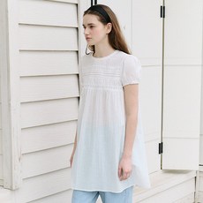 rolarola PINTUCK MINI ONEPIECE, White