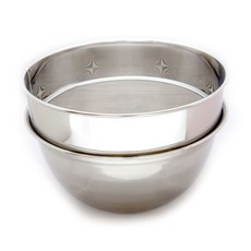 年糕製作不銹鋼攪拌碗+中網篩套組, 單色