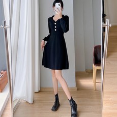 LUNA GIRL Lemare 洋裝, 黑色