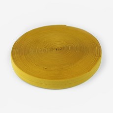 Bias彈性人字紋滾邊帶 20mm, 07 芥末黃, 1個