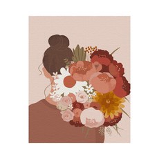 Play about 花束 Han Areum DIY 傑作繪畫套組 40 x 50cm, 混色