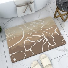 Withome 漸層主題吸水墊, 棕色