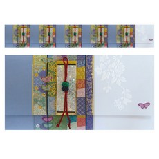 From&To 螺鈿傳統禮金袋 B224q3, 混合顏色, 6套