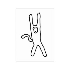 Market A 可愛線條畫海報 TYPE1