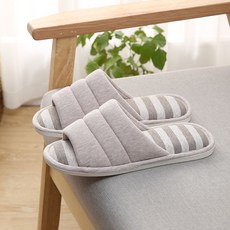 比利家 防樓層噪音緩衝室內拖鞋, 灰色