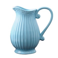 RIVER-GREEN 陶瓷握把花瓶, 藍色