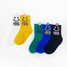 Ruth's Kids 兒童微笑YES襪子 5雙組