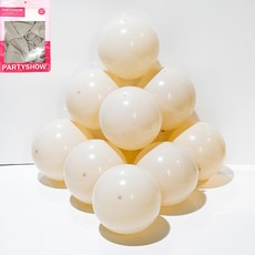 파티쇼 SHOW 벌룬 풍선 30cm, 샌드베이지, 50개
