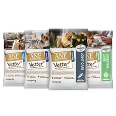 ANF 베터플러스 독 샘플 멀티팩 40g x 4종 세트, 1세트, 피부/피모 + 체중관리 + 관절 + 소화