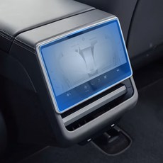 Skoko 特斯拉 Model 3 Highland 超高畫質原彩AR第二排中控台螢幕保護貼套組, 單一商品