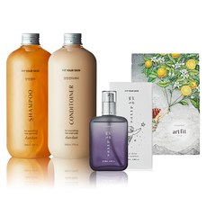 FIT YOUR SKIN Dan Dan 洗髮精 500ml+潤髮乳 500ml+星光護髮精華 100ml+面膜 隨機出貨, 1套