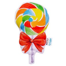 可蒂毛毛 3MIX貓草包 拉查花聯名款, 棒棒糖 白色, 1個