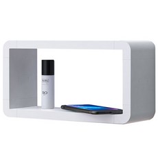 Lifesalim 廁所免打孔矩形置物架, 白色