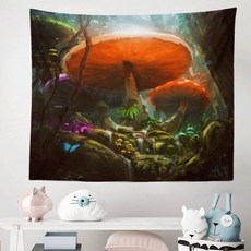 라온투유 패브릭 포스터 애니메이션 버섯, 02 MHMG2