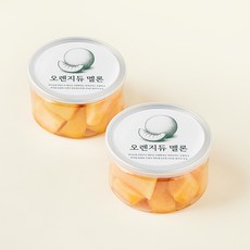 컷팅 오렌지듀 멜론, 2개, 200g