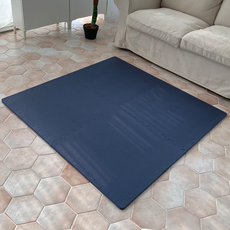 Sonhalmae 兒童用頂級大理石紋拼圖地墊, 1套, 海軍藍