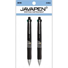 JAVAPEN Jet 4+1M 多功能筆 0.7mm, 金屬黑, 2個