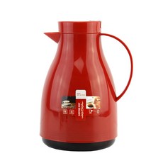 비비드 보온 보냉 주전자 RD_780, 1L, 레드, 1개