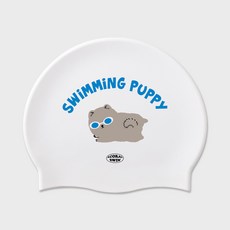 Acoral 矽膠泳帽, 1個, 游泳小狗