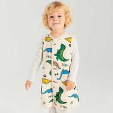 ttasom 孩童恐龍圖案長版睡眠背心