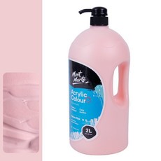 Mont Marte 蒙瑪特 darumi丙烯酸散裝8黃色粉紅色, 1 種顏色, 2L