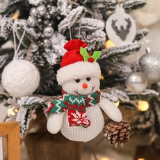 Homeflow可愛聖誕娃娃樹掛飾, 1個, 雪人