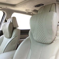 ruzen 結實車用頸枕+幾皮枕套, Callibeige+封面1P, 1組