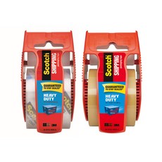 3M Scotch超強力優質包裝膠帶 48mm*20m, 透明, 棕色, 2個