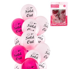 PARTYSHOW 派對裝飾氣球 2種*10入組, Sold Out, 1包